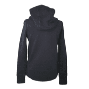 ACTIVE LIFE Women's Ribbed Full Zip Hoodie In Black, S