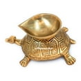 thumbnail image 5 of Brass World Tortoise Diya Brass Feng Shui Tortoise Home Decor Diya Lamp Wealth Decorative Oil Light Diwali Festival Decoration Pooja Room Mandir Pital Diva Handmade Good Luck 6.75 Inches Length., 5 of 5