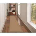 thumbnail image 2 of Linon Empire Machine Tufted Wool 2'6"x12' Rug in Cork Brown and Beige, 2 of 8