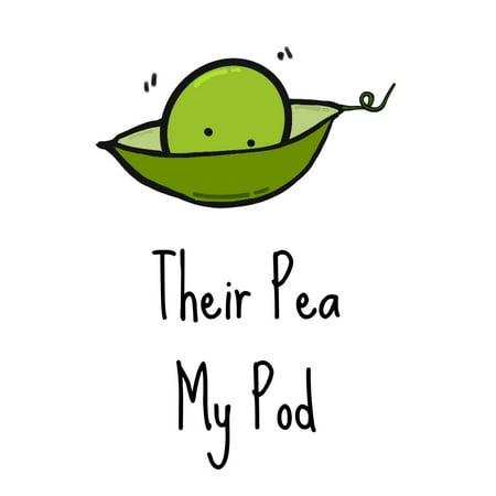 Their Pea, My Pod : Gestational Carrier Surrogate Surrogacy Journal [6 X 9 in / 100 Pgs / Dotted