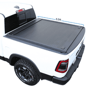 For 2007-2021 Toyota Tundra 5.5ft Truck Bed Waterproof Retractable Hard Tonneau Cover Hard Aluminum Low Profile Design