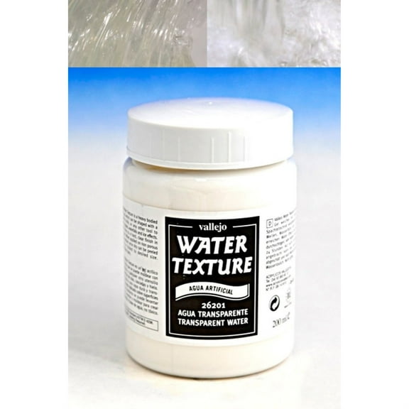 Acrylicos Vallejo VJP26201 200 ml DE Water Transparent Water Paints & Brushes