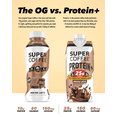 thumbnail image 4 of Super Coffee Protein+ Mocha Iced Coffee Drink, 11 fl oz, 4 pack, 25g Protein Liquid, 4 of 11