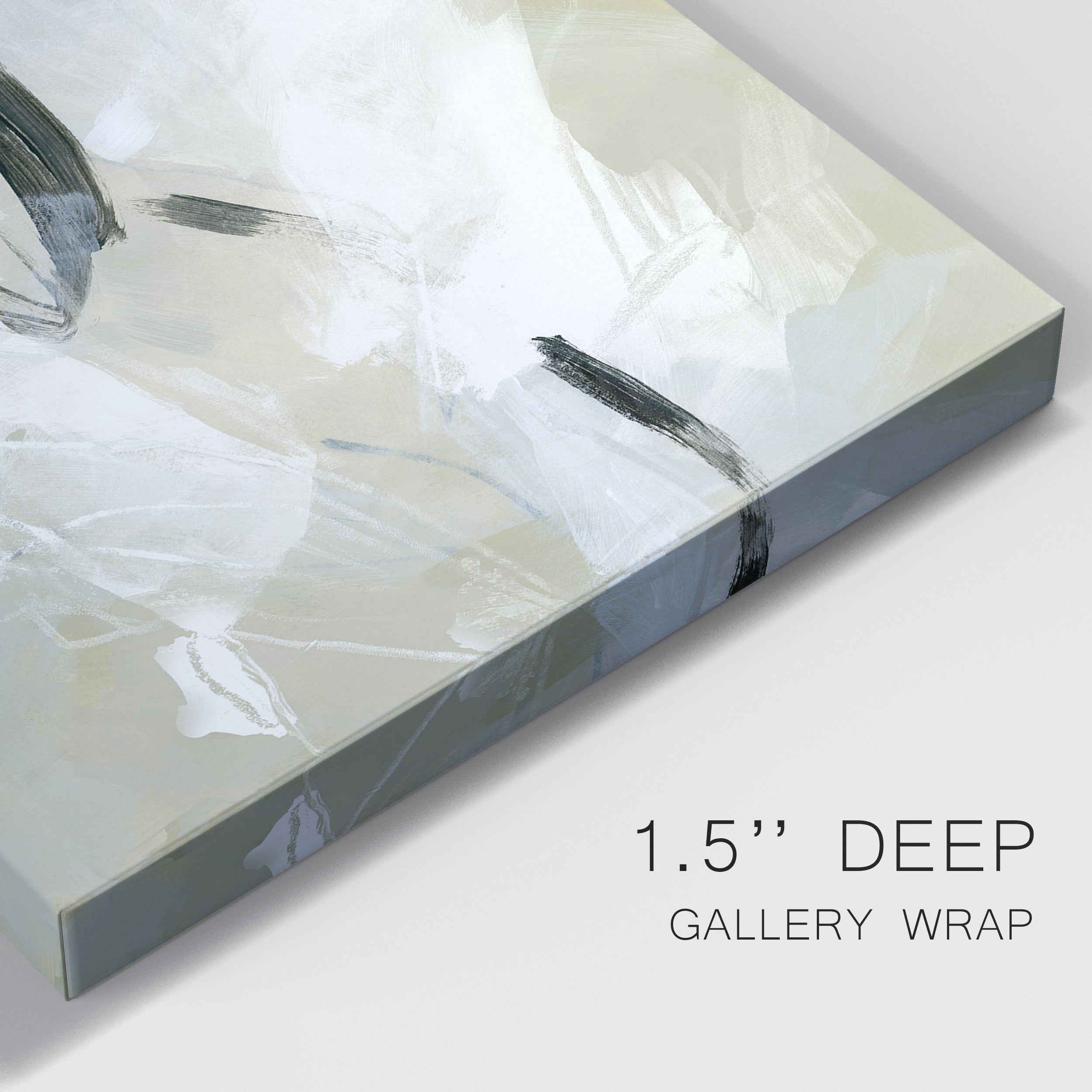 Scribble Veil II Premium Gallery Wrapped Canvas - Ready to Hang