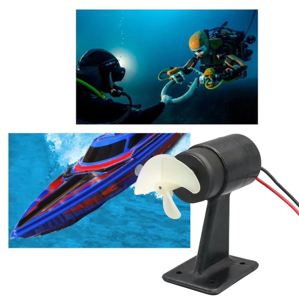 Zeiwohndc 2pcs Boat Propulsion Engines Strong Plastic Material Water Toy Components
