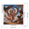 thumbnail image 3 of 5D DIY Con Cuentas Cuadradas Águila India Del Arte 45x45cm, 3 of 9