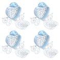 thumbnail image 2 of Candy Box,4PCS Wedding Candy Box Wedding Supplies Heart Shaped Candy Box High Capacity, 2 of 8