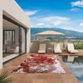 thumbnail image 3 of Ocean Red Octopus Outdoor Rug for Patio/Deck/Porch, Non-Slip Large Area Rug 5 x 8 Ft, Nautical Castle Coastal Lighthouse Indoor Outdoor Rugs Washable Area Rugs, Reversible Camping Rug Carpet Runner, 3 of 8