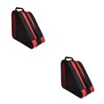 thumbnail image 1 of Advancent Rodillo Oxford Tela Transpirable Malla lateral Gancho de metal Solo hombro Zapatos de skate Bolsa Patinaje ajustable Estuche de Rojo 2Conjunto, 1 of 6