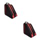 thumbnail image 1 of Greeniant Patines de malla lateral para patines, bolso para zapatos, protectora de un solo hombro, bolsa para zapatos de patín, estuche de Rojo 2piezas Greeniant CBP267780, 1 of 5