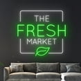 thumbnail image 5 of Handmadetneonsign The Fresh Market Neon Sign, Vegetables LED Sign, Vegetables Farm Neon Light, 5 of 5