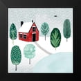 thumbnail image 2 of Popp, Grace 20x20 Black Modern Framed Museum Art Print Titled - Christmastown I, 2 of 5