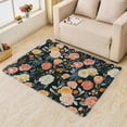 thumbnail image 2 of Flowers Rugs for Living Room Bedroom - Colorful Rug 3x5 - Floral Carpet for Home Decor - Washable Non Slip Patterned Indoor Small Area Rug - Soft & Low Pile (ZK&897), 2 of 7