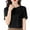 Black, variant on Cilsoka T Shirts for Women Loose Fit Graphic Summer Tops for Women Over 60 2025 Crop Tops for Women Loose Women White Blouses Dressy My Orders Placed