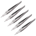 thumbnail image 1 of 5X Pinzas de Ceramica Con Manejar de Acero Inoxidable Pinzas Puntiagudas Resistente A Los Acidos Refractario, 1 of 5
