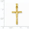 thumbnail image 3 of 14k Hollow Crucifix Pendant, 3 of 3
