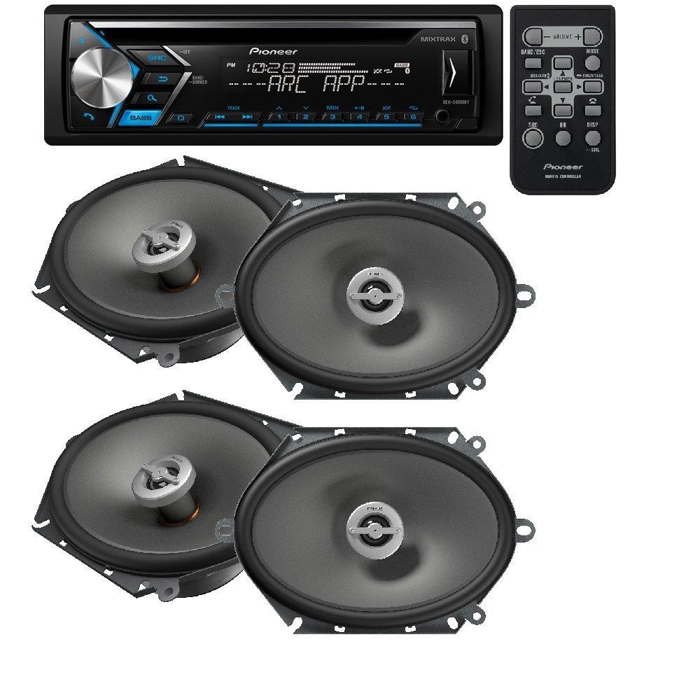Pioneer DEHS4000BT CD Receiver iPhone Android Bluetooth Pandora Infinity PR8602cf 6"x 8" 5"x 7