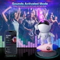 thumbnail image 4 of Rocket Astronaut Star Projector Night Lights ,3rd Generation Astronaut Nebula Galaxy Lights for Bedroom with Remote Control 360 Degree for Children Adults Gift Bedroom Gaming Room, 4 of 7