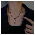 thumbnail image 5 of Collar de rosa vintage para mujer, 1 pieza, conjunto de cadena de boda, collar Sincero Electrónica, 5 of 5