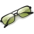 thumbnail image 1 of Gafas de sol de aviador polarizadas cuadradas para mujer y hombre, gafas de sol vintage, 1 of 4