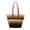 colorA, variant on Women Straw Boho Shoulder Handbags Color Blocking Summer Beach Bag Large Capacity Woven Tote Bags for Travel Shopping Work Daily Use (Striped Black)
