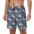 thumbnail image 2 of Uemuo Turtle Pattern Mens Swim Trunks Quick Dry Board Shorts with Mesh Lining, Stretch Beach Shorts Quick Dry No-Chafing Board Shorts-3X-Large, 2 of 9