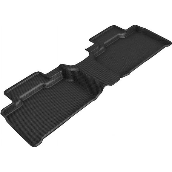 3D MAXpider Custom Fit Kagu Floor Mat (Black) Compatible with Ford Explorer 2020-2025 - Second Row