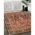 thumbnail image 3 of Ahgly Company Machine Washable Indoor Rectangle Traditional Tomato Red Area Rugs, 5' x 7', 3 of 7