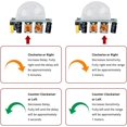 thumbnail image 4 of 5Pcs HC-SR501 PIR Sensor Infrared Sensor Body Motion Sensor Module Pyroelectric Probe Induction Switch Electronic for Arduino Raspberry Pi, 4 of 6