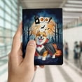 thumbnail image 4 of Happy Halloween Vampire Corgi BOO with Pumpkins Fun and Spooky Travel Passport Wallet Welsh Corgi Dog Lover Gifts Idea PU Leather Passport Holder Cover - 00018, 4 of 5
