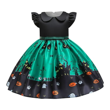 

Kids Girls Bowknot Cartoon Pumpkins Print Dress Pageant Party Child Gown Dress Little Girls Children Place Dresses for Girls Toddler Christmas Sweater Dress Kids Girls Christmas Dress Toddler Girl 4t