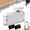 White, variant on Cabinet Lock, No Drill Adhesive Proofing Proof Drawer Locks, Keyless RFID Cabinet Locks for Adults File Kitchen Cupboard Closet - White