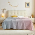 thumbnail image 4 of Gradient Color Cooling Blankets for Hot Sleepers - Summer Blanket Thin Lightweight Breathable Soft Double Side Blanket for Bed Couch Sofa, Keep Cool for Night Sweats Adult Kids ( 40 x 60 inches), 4 of 4