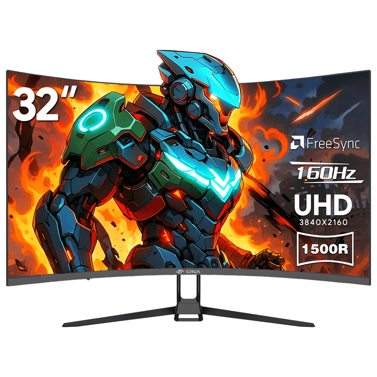 CRUA 32" Curved 4K Gaming Monitor 160Hz photo 4