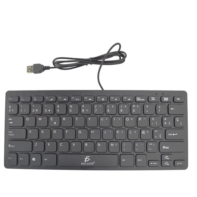 Mini teclado USB alambrico 78 teclas español Ele-Gate TC01