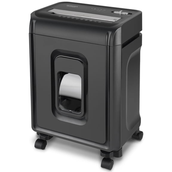 Aurora AU1270XA Professional Grade 12-Sheet security P-4 Cross-Cut Paper and Credit Card/ 20 Minutes Run Time