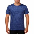 thumbnail image 2 of Men’s Workout Short Sleeve T Shirts Cool Quick Dry Active Athletic Crewneck Running Gym Moisture Wicking Tee Tops Dark Blue, 2 of 5
