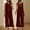 Wine, variant on Wensltd Women's Summer Outfits Beach Vaction Wide Leg Pants Suit