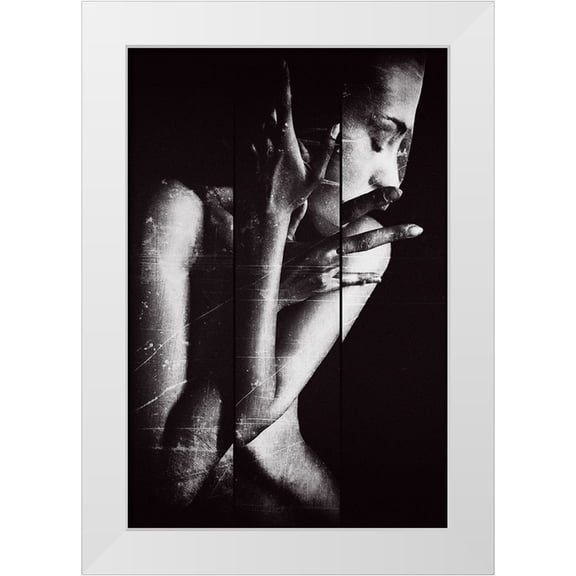 Bolgov (Axe), Ruslan 11x14 White Modern Wood Framed Museum Art Print Titled - Triptych
