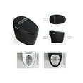 thumbnail image 5 of Homary Modern Black Smart Toilet One-Piece 1.28 GPF Elongated Automatic Toilet & Bidet Seat, 5 of 20