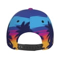 thumbnail image 3 of Lsque Beach with Palm Trees Baseball Cap Trucker Low Profile Hat Golf Dad Hat Adjustable Original Classic Unconstructed Plain Cap Men Women, 3 of 9