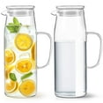 thumbnail image 2 of High Borosilicate Glass with Lid and Handle Pitcher, 2 of 9