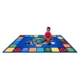 thumbnail image 3 of Peaceful Readers 7'8" x 10'9" area rug in color Multi, 3 of 5
