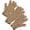 (Brown), variant on Microfiber Gloves With Elastic Cuffs, Dusting Gloves, Cleaning Mitt For Plants Dusting House Cars Blinds Dusting(Yellow)