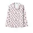 thumbnail image 4 of Tnhcen Women's Christmas Pajama Sets 2-Piece Plus Size Sleepwear Long Sleeve Button-Down Shirt & Lounge Pants Holiday Pajamas for Women Comfortable Home Outfit S-2XL, 4 of 7