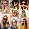 thumbnail image 2 of Gafas de sol SOJOS Vintage Cuadradas SJ2111 Polarizadas UV400, 2 of 5