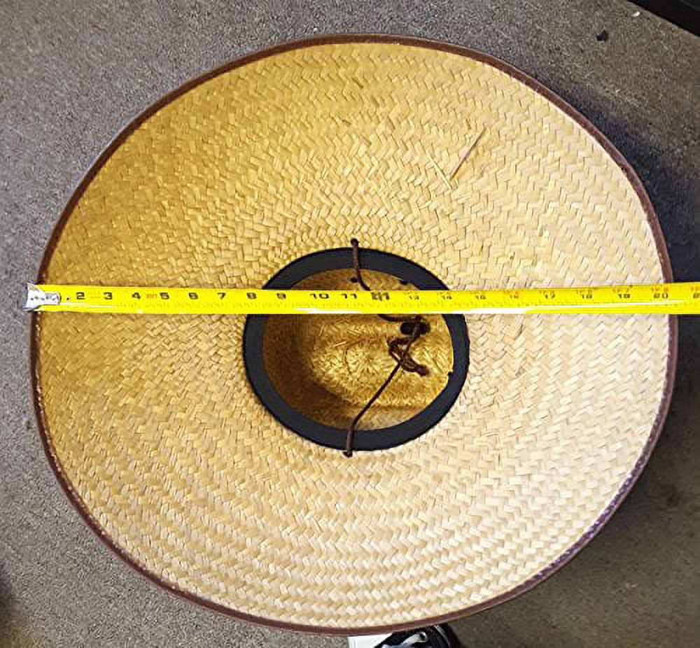 Double Weaved Hard Shell Shade Hat Wide Brim Straw Hat