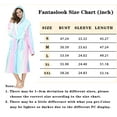 thumbnail image 6 of Fantaslook Womens Long Robes Plush Fleece Hooded Bathrobe with Pockets Fluffy Nightgown Sleepwear, 6 of 6