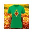 thumbnail image 1 of Playera Blusa De Corazon Con Ojo Turco Color Verde Talla Chica Marca Emil SaEs, 1 of 4