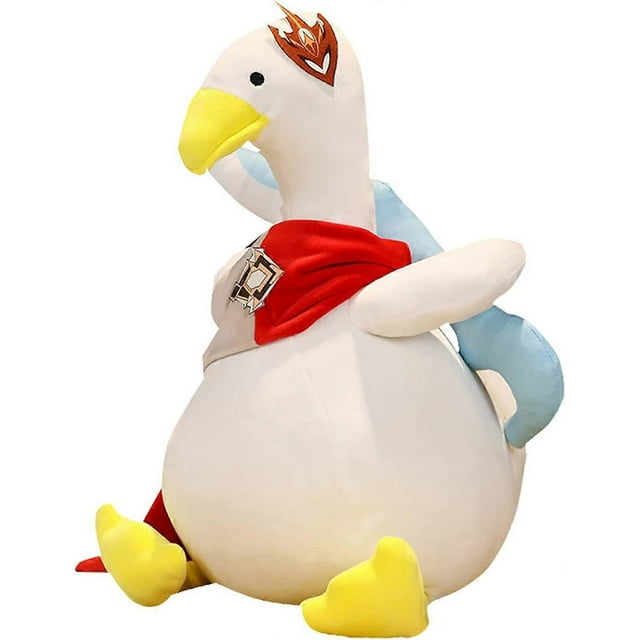 Anime Game Genshin Impact Plush Toy, Tartaglia Childe Soft Duck Stuffed Doll Pillows Duckaglia, Cosplay Costume Plushy Props Gift for Fans (Tartaglia)